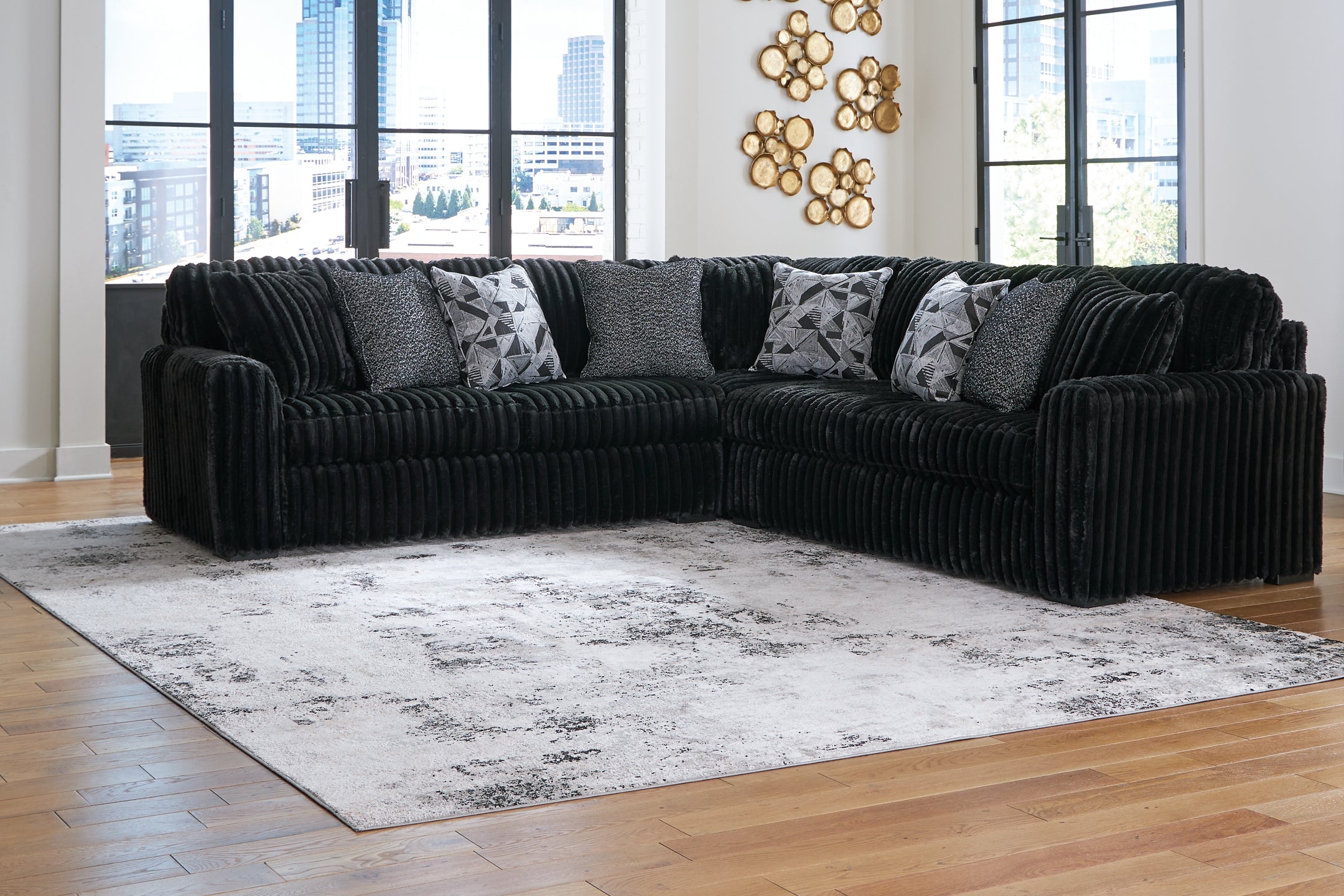 Midnight-Madness 3-Piece Sectional – Minnesofa Furniture