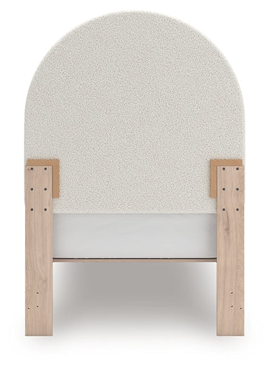 Arloster Twin Upholstered Panel Bed