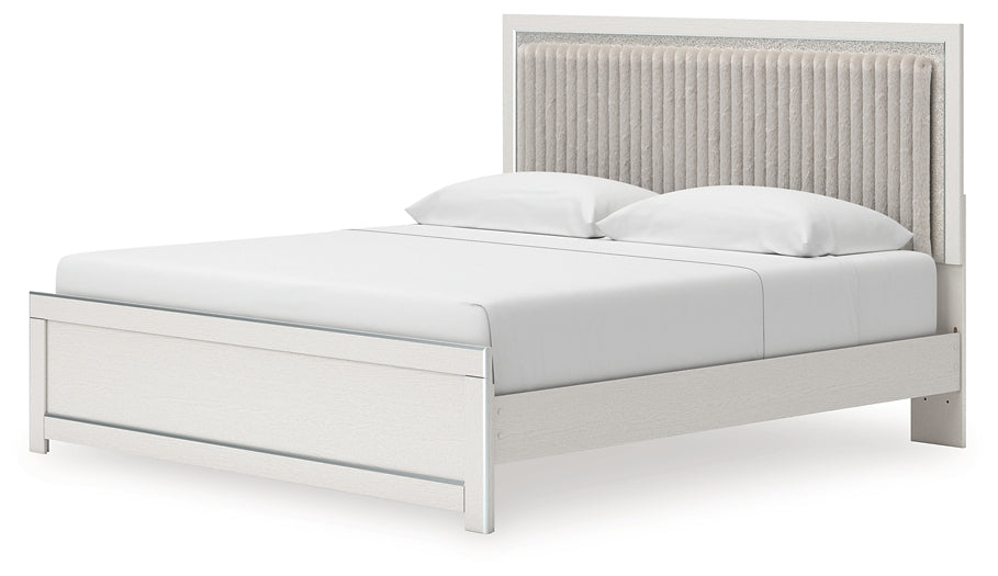 Zuraleus King Upholstered Panel Bed