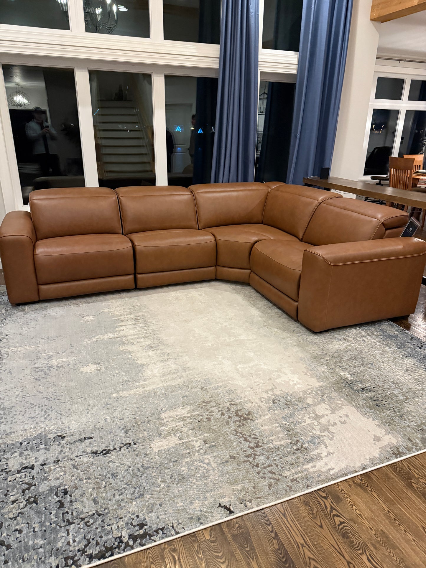 Magic-Man 4-Piece Power Reclining Sectional