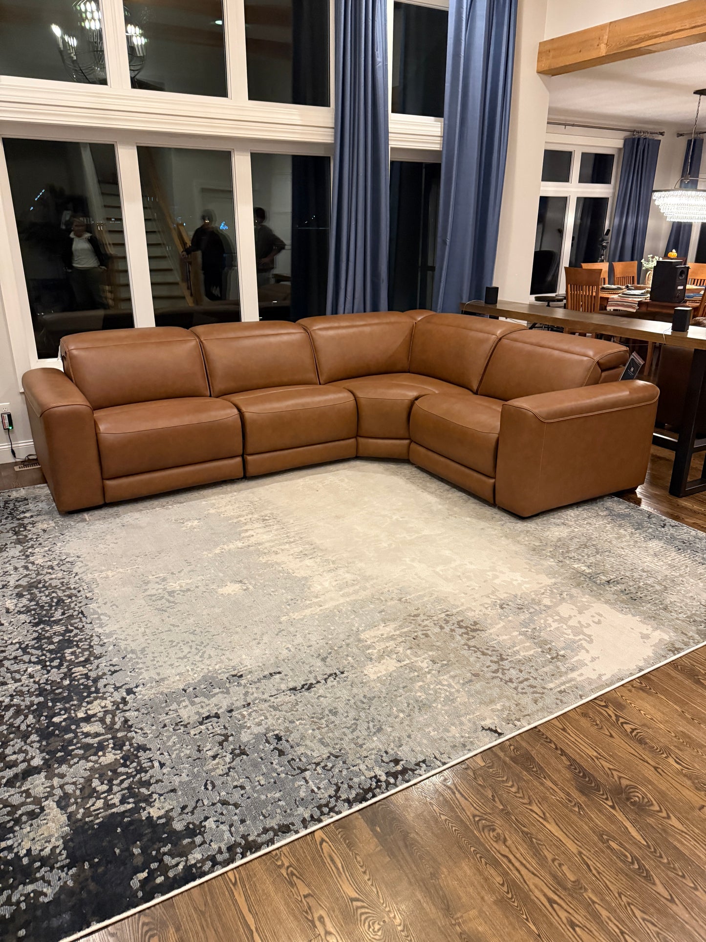 Magic-Man 4-Piece Power Reclining Sectional