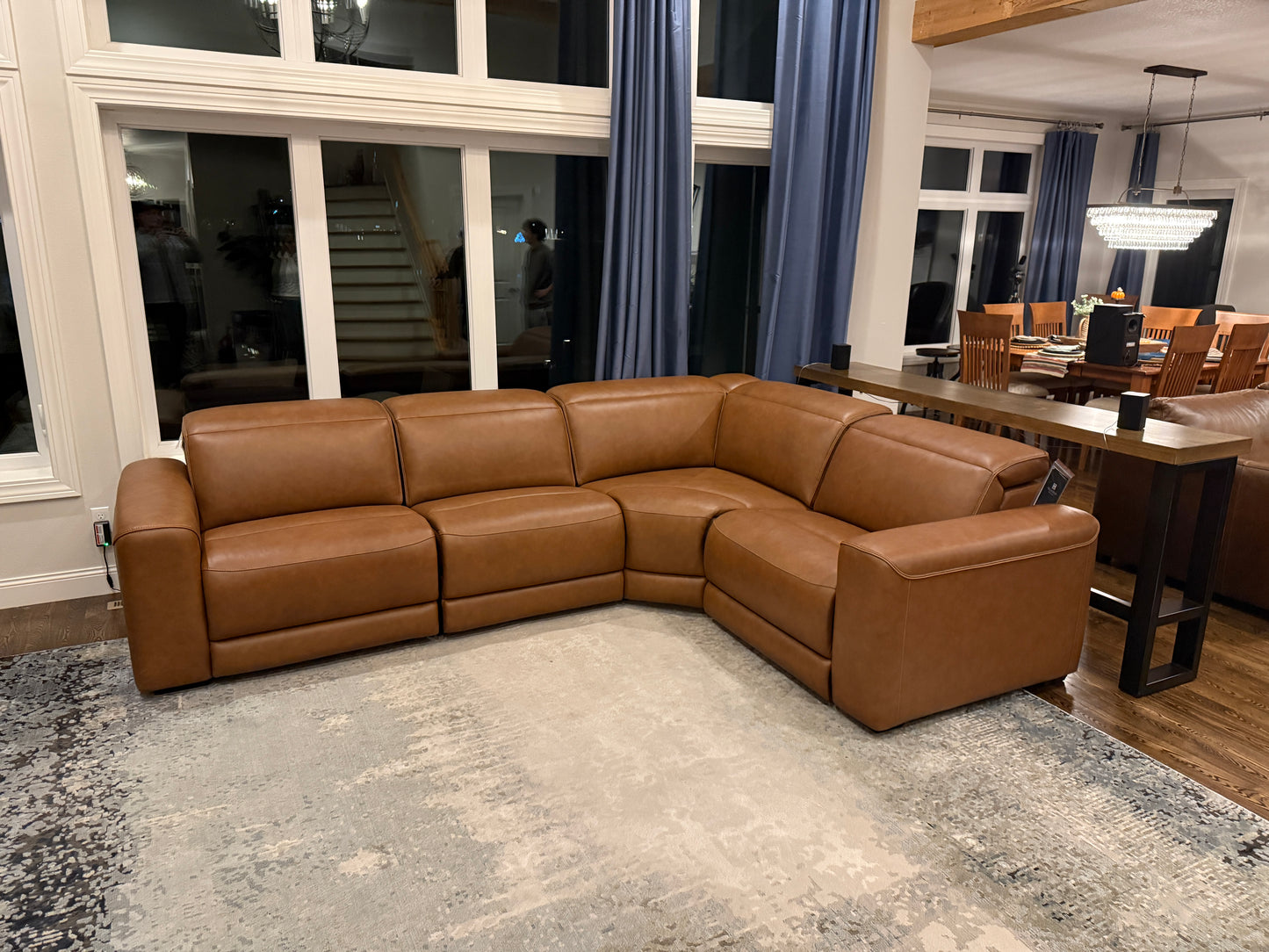 Magic-Man 4-Piece Power Reclining Sectional