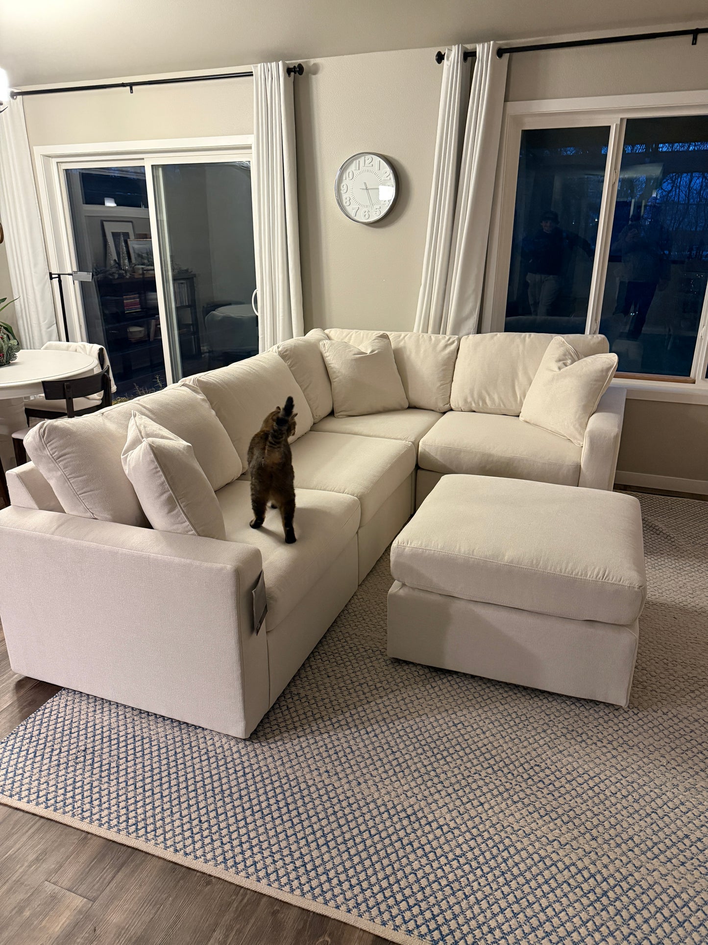 Modmax 5 Piece Sectional w/ Ottoman