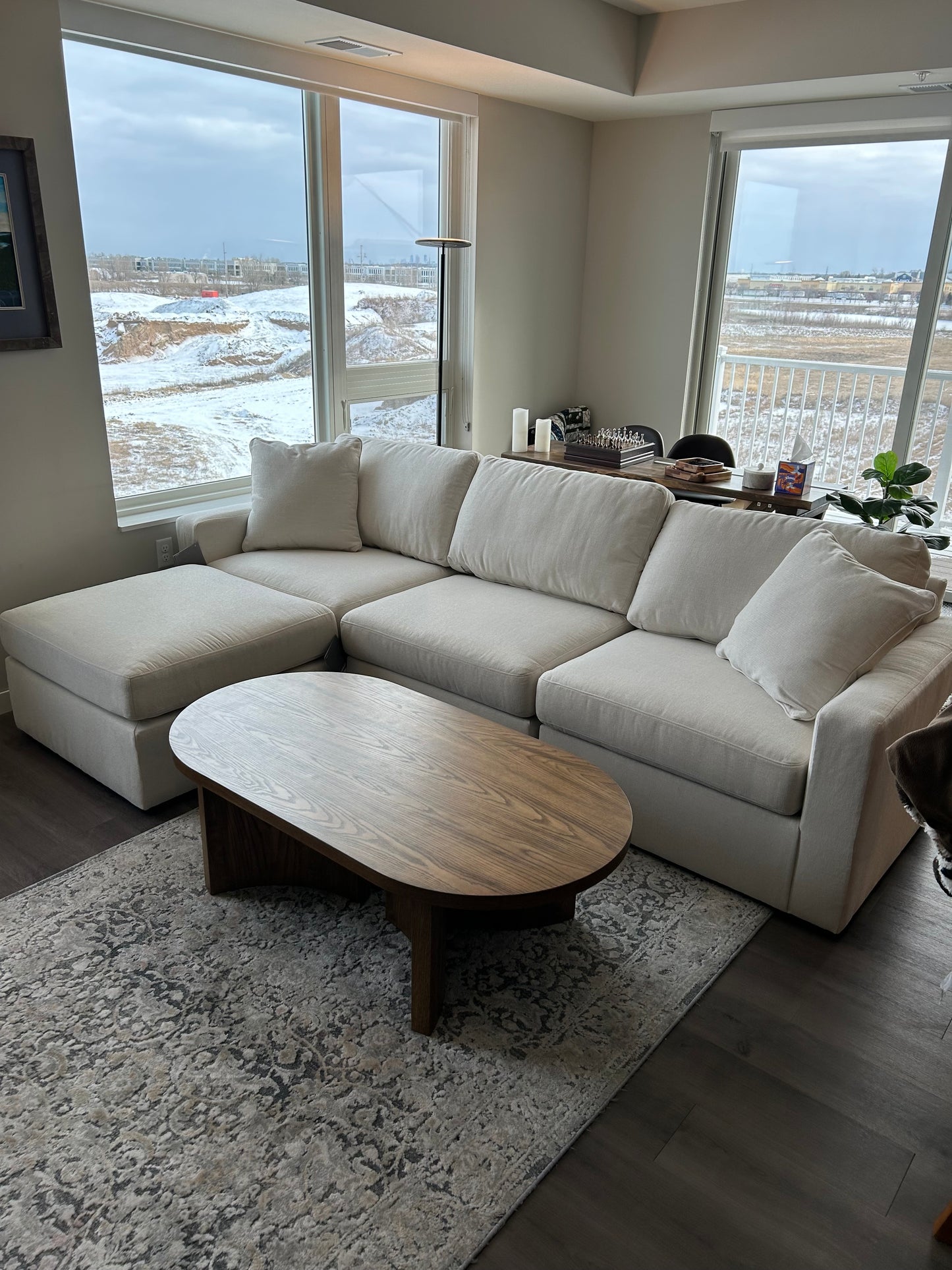 Modmax 4-Piece Sectional w/ Ottoman