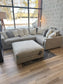 Aslan Court 4-Piece Sectional + Storage Ottoman