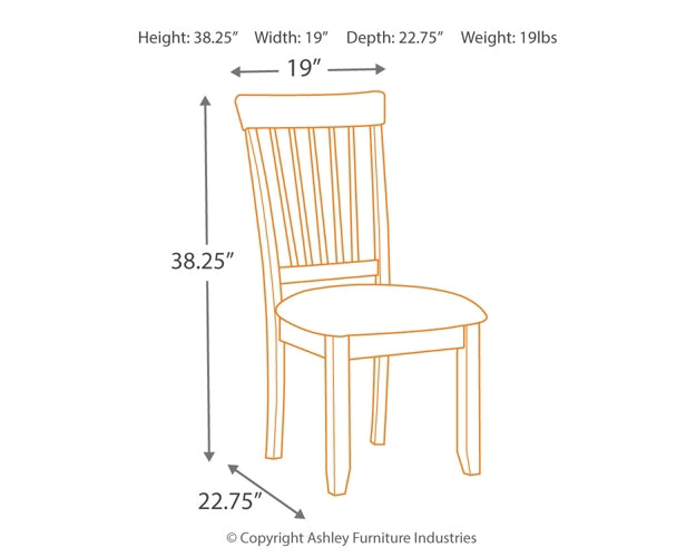 Berringer Dining UPH Side Chair (2/CN)