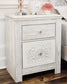 Paxberry Two Drawer Night Stand