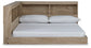 Oliah  Bookcase Storage Bed