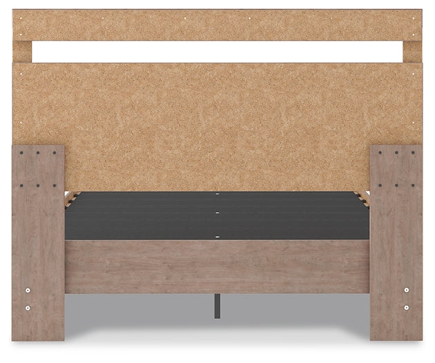 Flannia  Panel Platform Bed