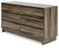 Shallifer Six Drawer Dresser