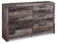 Derekson King Panel Headboard with Dresser