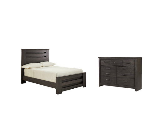 Brinxton Full Panel Bed with Dresser