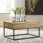 Gerdanet Coffee Table with 1 End Table