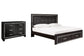 Kaydell King Panel Bed with Storage with Dresser