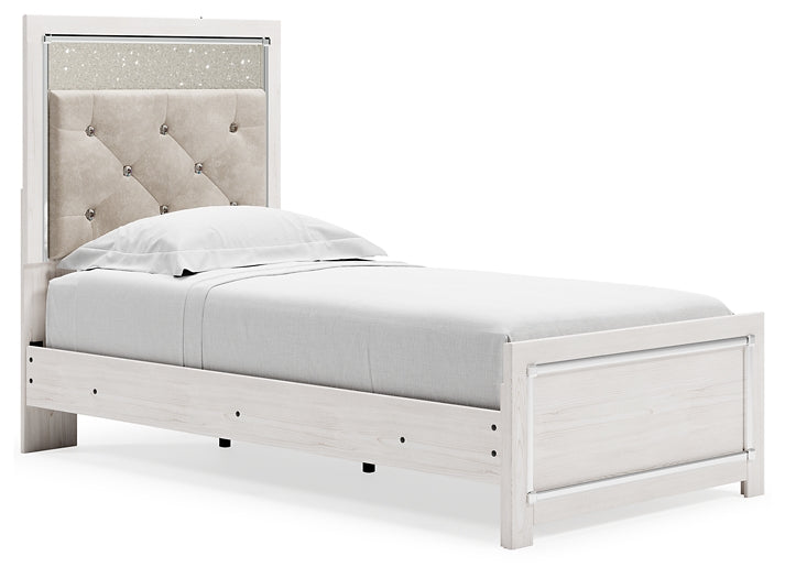 Altyra Twin Panel Bed with Dresser