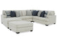 Lowder 4-Piece Sectional with Ottoman