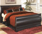 Huey Vineyard Queen Sleigh Bed with Mirrored Dresser and Nightstand