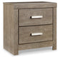 Culverbach Full Panel Bed with Nightstand