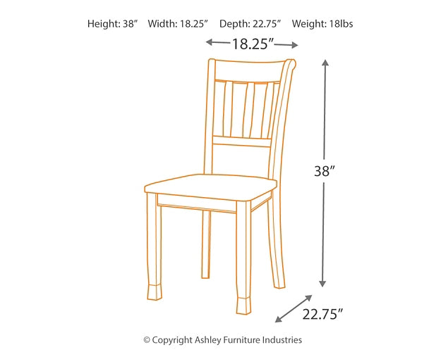 Owingsville Dining Table and 4 Chairs