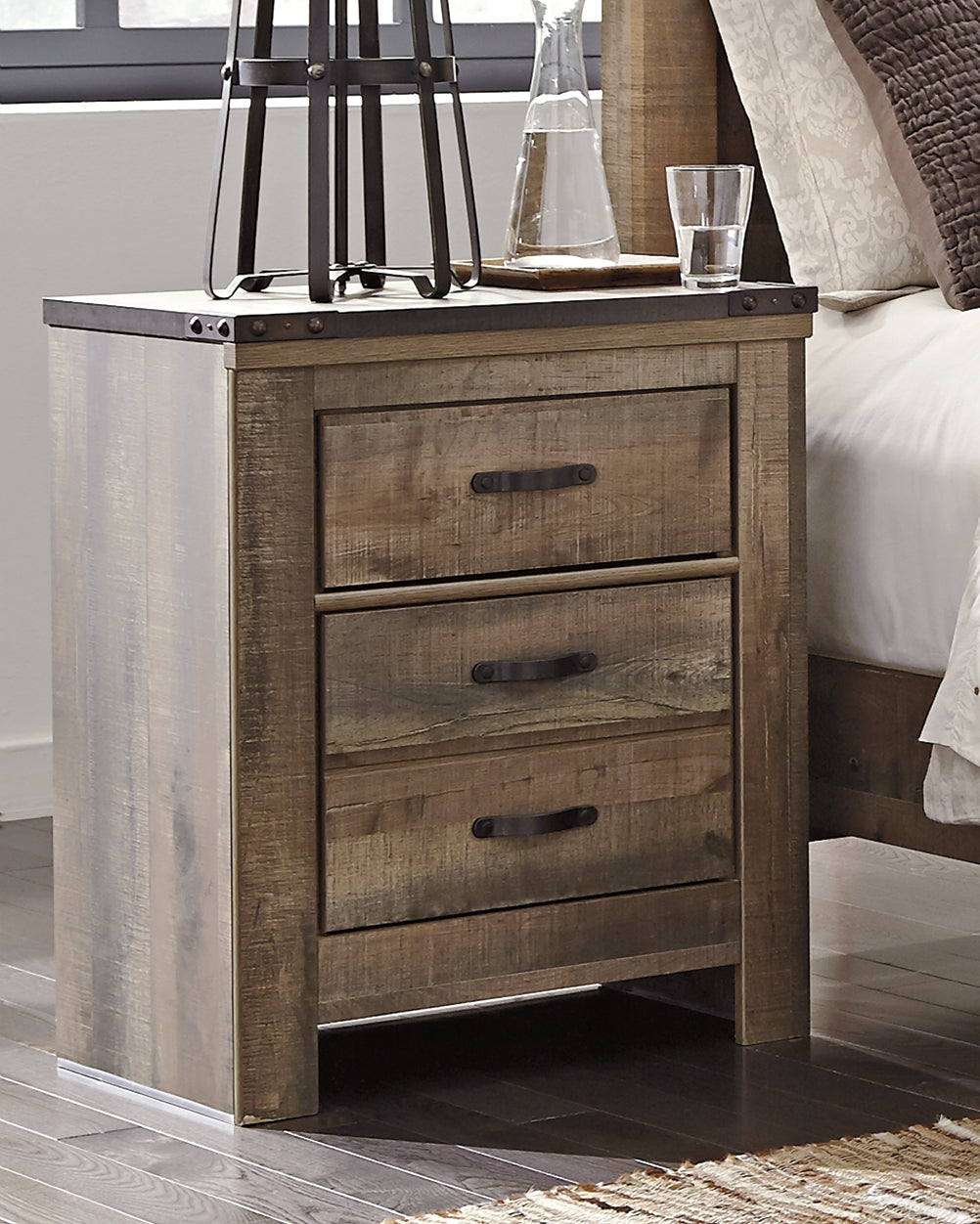 Trinell Two Drawer Night Stand