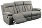 Mitchiner REC Sofa w/Drop Down Table