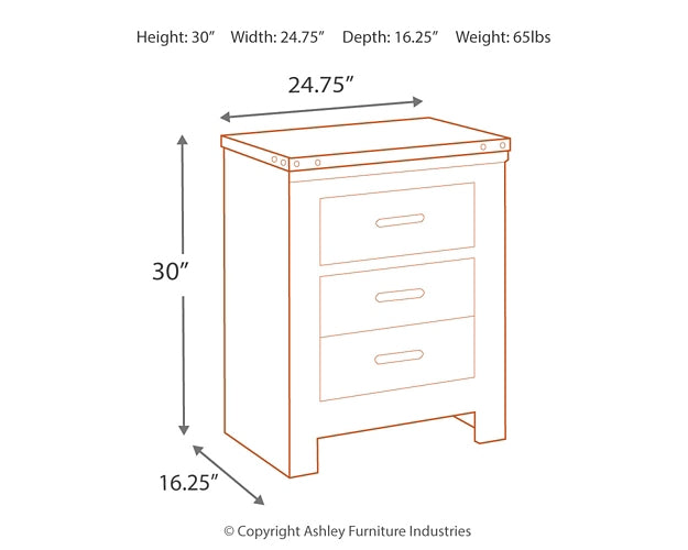 Trinell Queen Panel Headboard with Dresser, Chest and 2 Nightstands