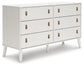 Aprilyn Twin Panel Bed with Dresser, Chest and 2 Nightstands