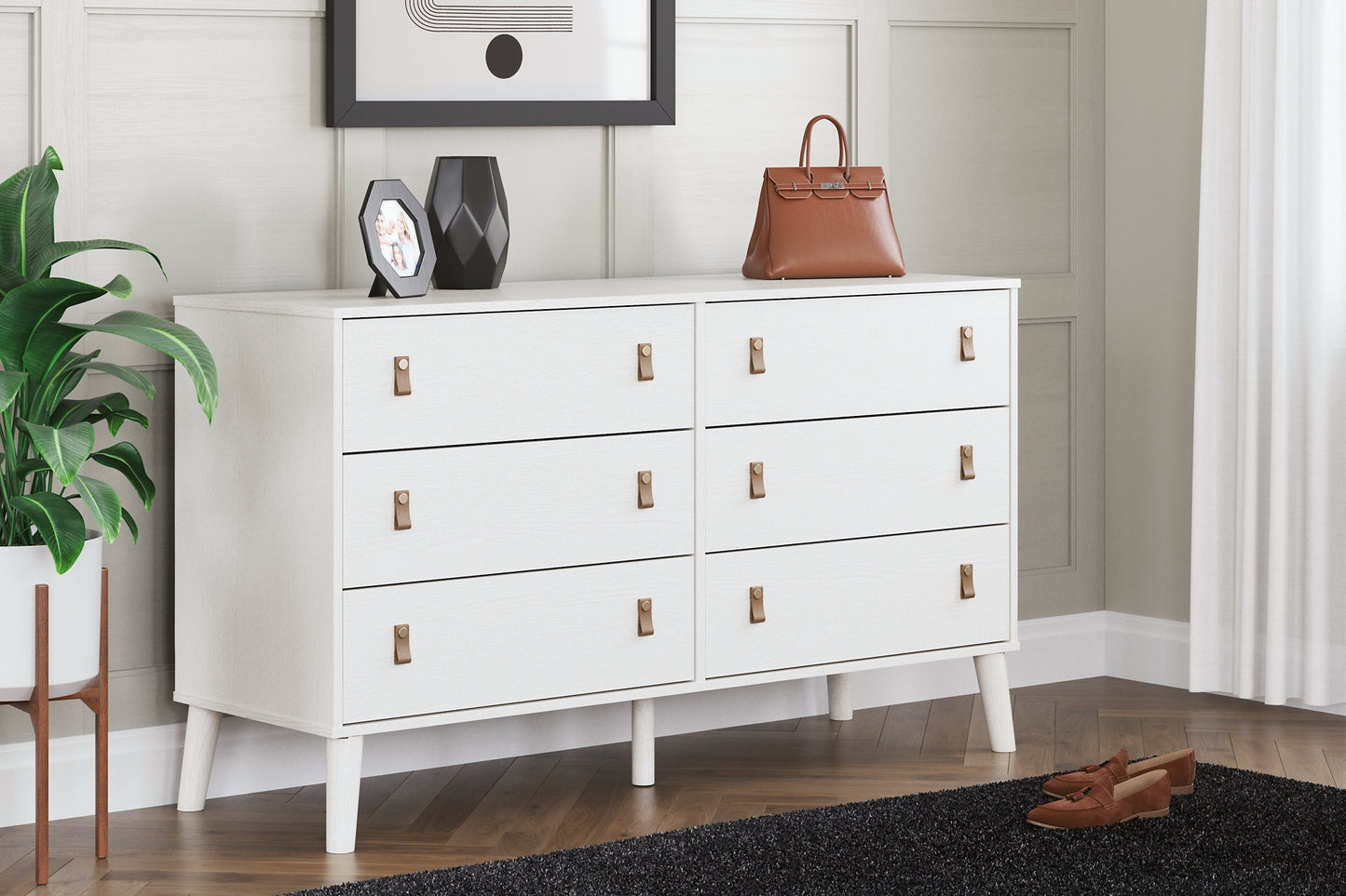 Aprilyn Twin Panel Bed with Dresser