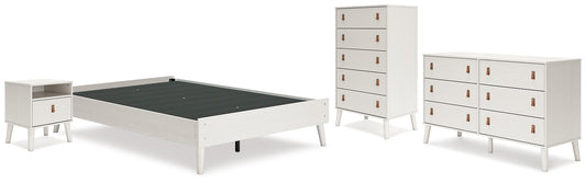 Aprilyn Full Platform Bed with Dresser, Chest and Nightstand