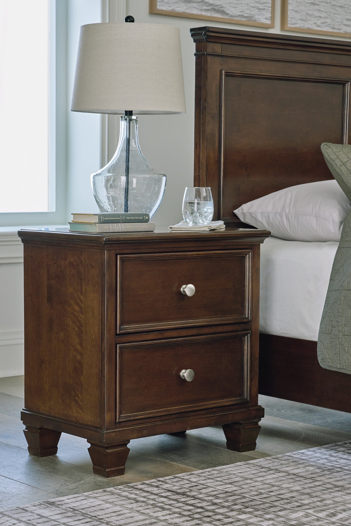 Danabrin Two Drawer Night Stand