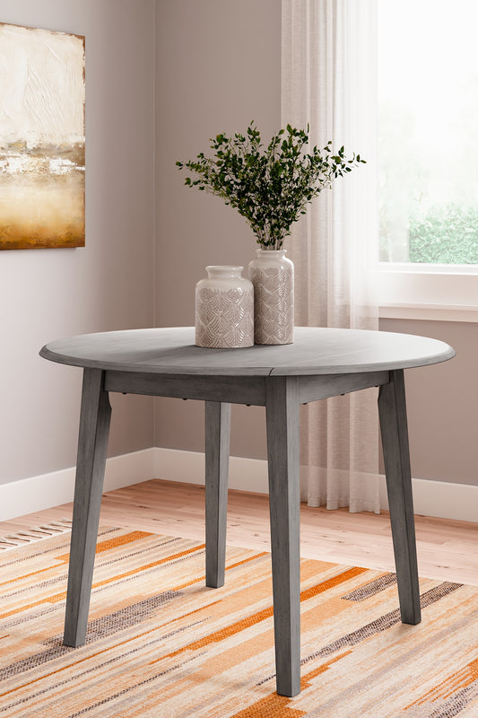 Shullden Round DRM Drop Leaf Table