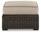 Coastline Bay Ottoman with Cushion