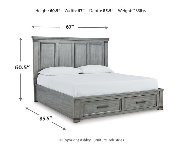 Russelyn Queen Storage Bed with Dresser