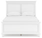 Fortman Full Panel Bed with Mirrored Dresser, Chest and 2 Nightstands