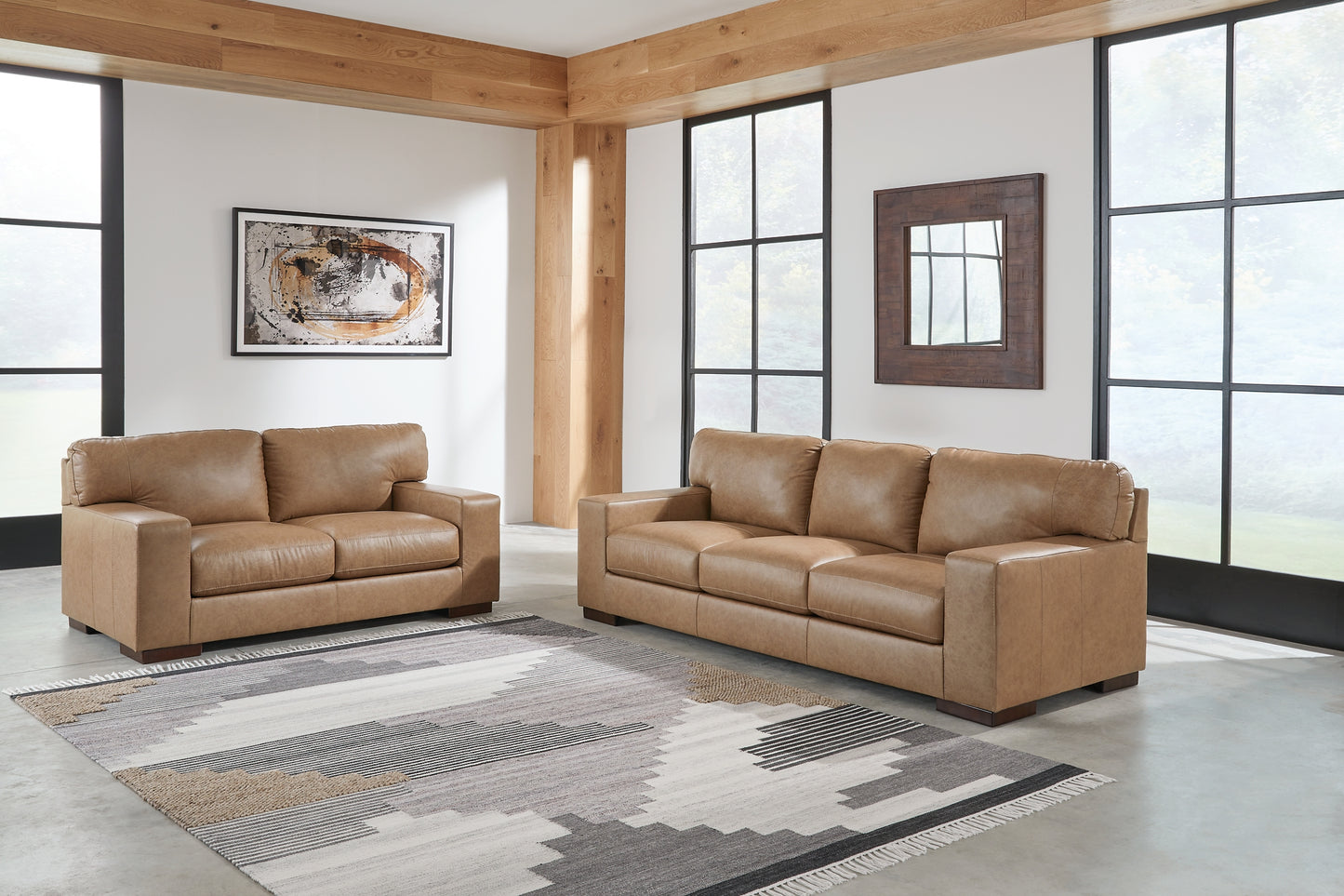 Lombardia Sofa, Loveseat, Chair and Ottoman