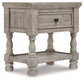 Harrastone Queen Panel Bed with Mirrored Dresser, Chest and Nightstand