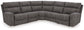 Next-Gen DuraPella 5-Piece Power Reclining Sectional