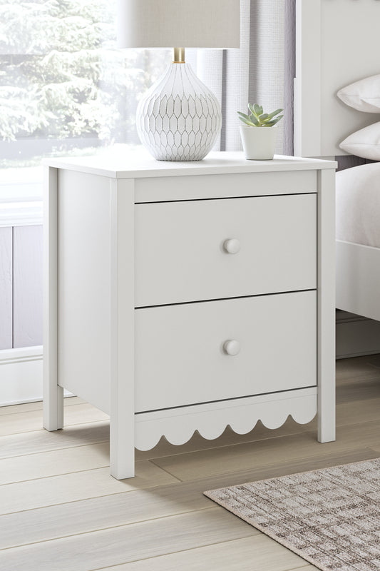 Hallityn Two Drawer Night Stand