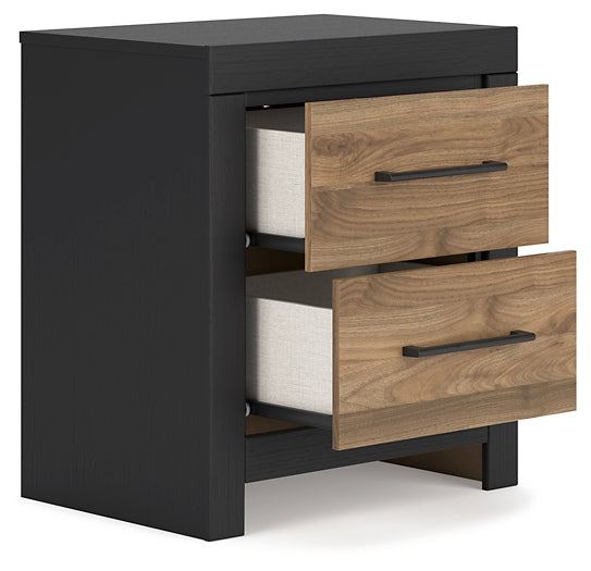 Vertani Two Drawer Night Stand