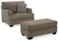 Stonemeade Sofa Chaise, Chair, and Ottoman