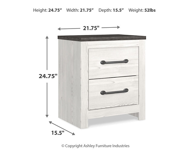 Gerridan Queen Panel Bed with Dresser and 2 Nightstands