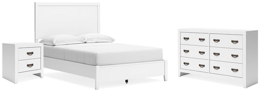 Binterglen Full Panel Bed with Dresser and Nightstand