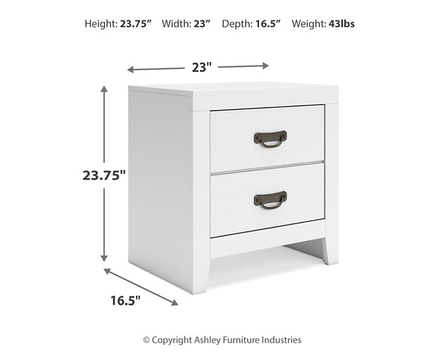 Binterglen Full Panel Bed with Dresser and Nightstand