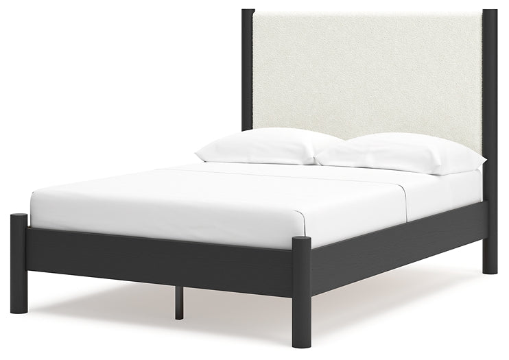 Cadmori  Upholstered Panel Bed