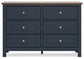 Landocken Queen Panel Bed with Dresser