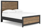 Vertani Full Panel Bed with Mirrored Dresser, Chest and 2 Nightstands