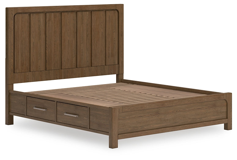 Cabalynn California King Panel Bed with Dresser, Chest and Nightstand