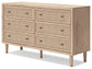 Cielden King Panel Bed with Dresser and Nightstand