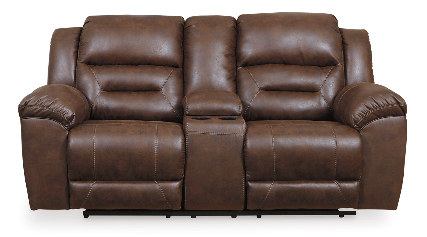 Stoneland DBL Rec Loveseat w/Console