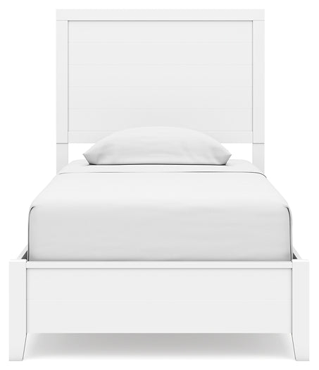 Binterglen Twin Panel Bed with Dresser and 2 Nightstands